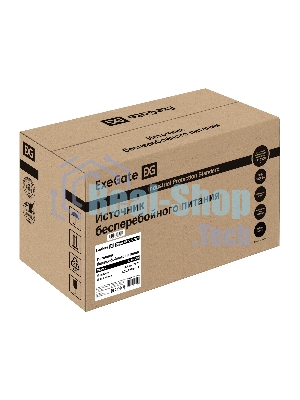 Источник бесперебойного питания ExeGate SpecialPro Smart LLB-1000.LCD.AVR.8C13 (1000VA/700W, LCD, 8*C13, батарея 12V 7.2Ah - 2 шт., металлический корпус, Black)