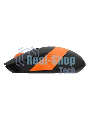 Мышь беспроводная A4Tech Fstyler FG10S черный/оранжевый, 2000 dpi, радиоканал, USB, кнопки - 4