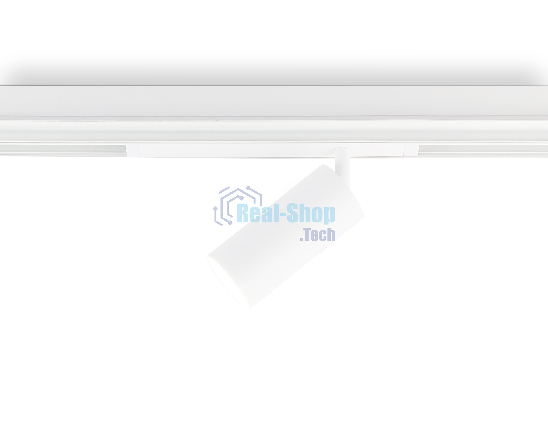 Управляемый светодиодный светильник для шинопровода Magnetic Ambrella light GL1221 WH белый IP20 18W 3000K-6400K 220V 36° D55*120 (Без ПДУ)