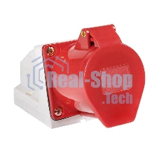 Розетка наруж. уст. 32А 380В 3P+РЕ IP44 (124) EKF ps-124-32-380