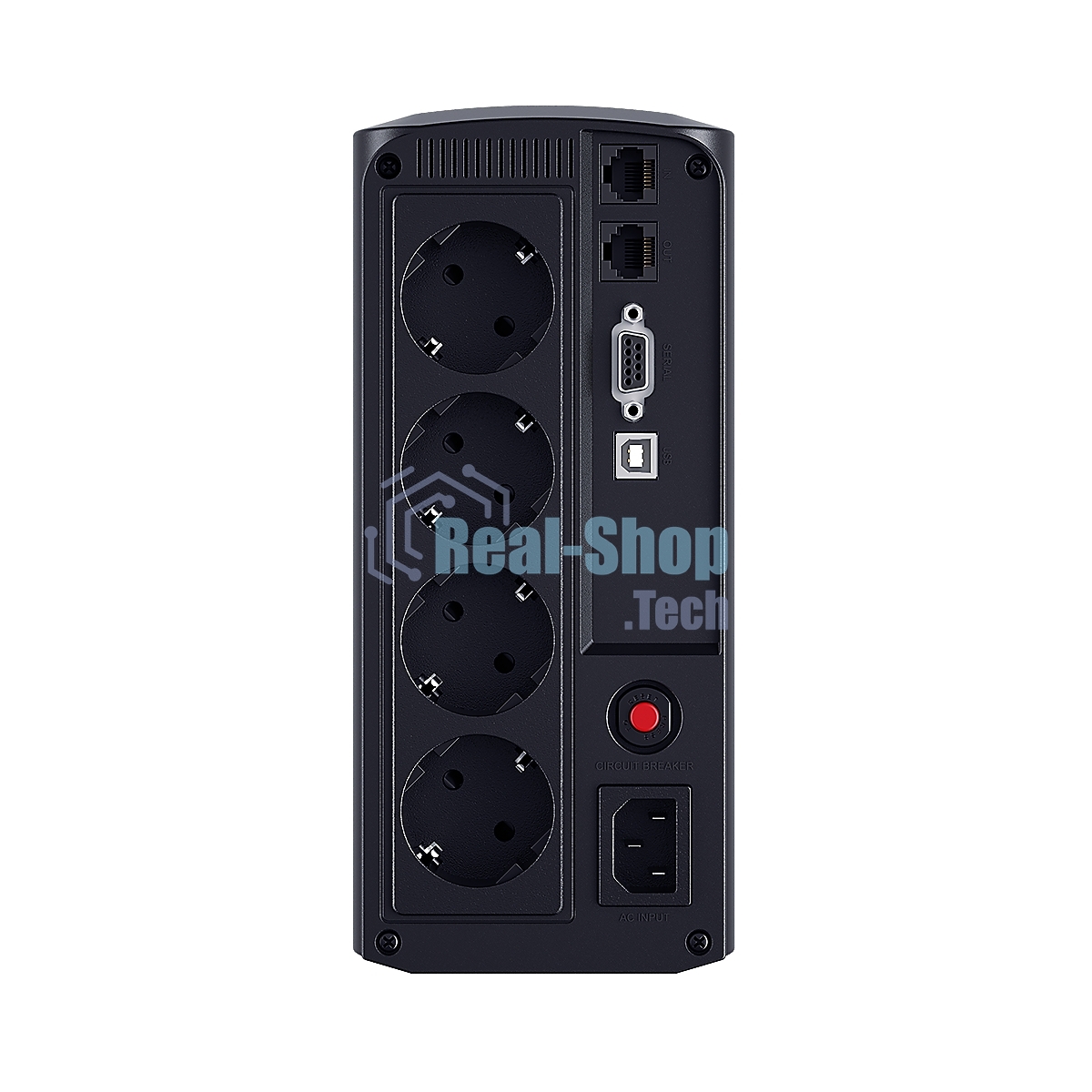 Источник бесперебойного питания CyberPower VP700ELCD/700 ВА/390 Вт/USB/RS-232/RJ-11/RJ-45/4 х CEE 7 (евророзетка)