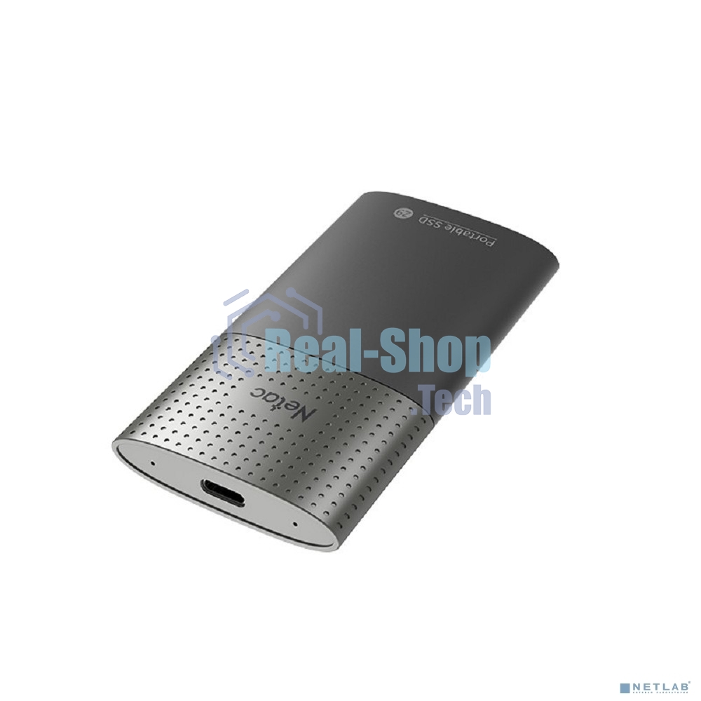 Внешний SSD Netac Z9, 250 Gb, USB 3.2 Gen 2 Type-C, R/W 550/480, черный
