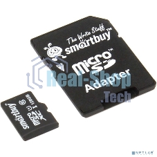 Флеш карта microSDXC, 128 Gb, Smartbuy, UHS-1 U1, 80 Мб/сек. (class 10),, адаптер в комплекте, SB128GbSDCL1001