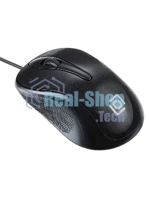 Мышь проводная Oklick 385M черный, 1000 dpi, USB, кнопки - 3