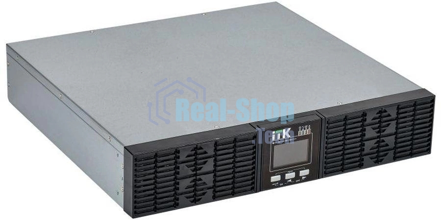 Источник бесперебойного питания Online Rackmount 2кВА/2кВ, однофазный с LCD дисплеем 36VDC без АКБ 2U