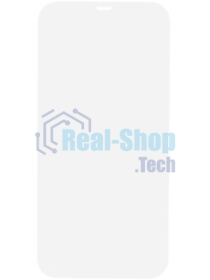 Защитное стекло для экрана Redline черный для Apple iPhone 12 Pro Max антиблик. 1шт. (УТ000021879)