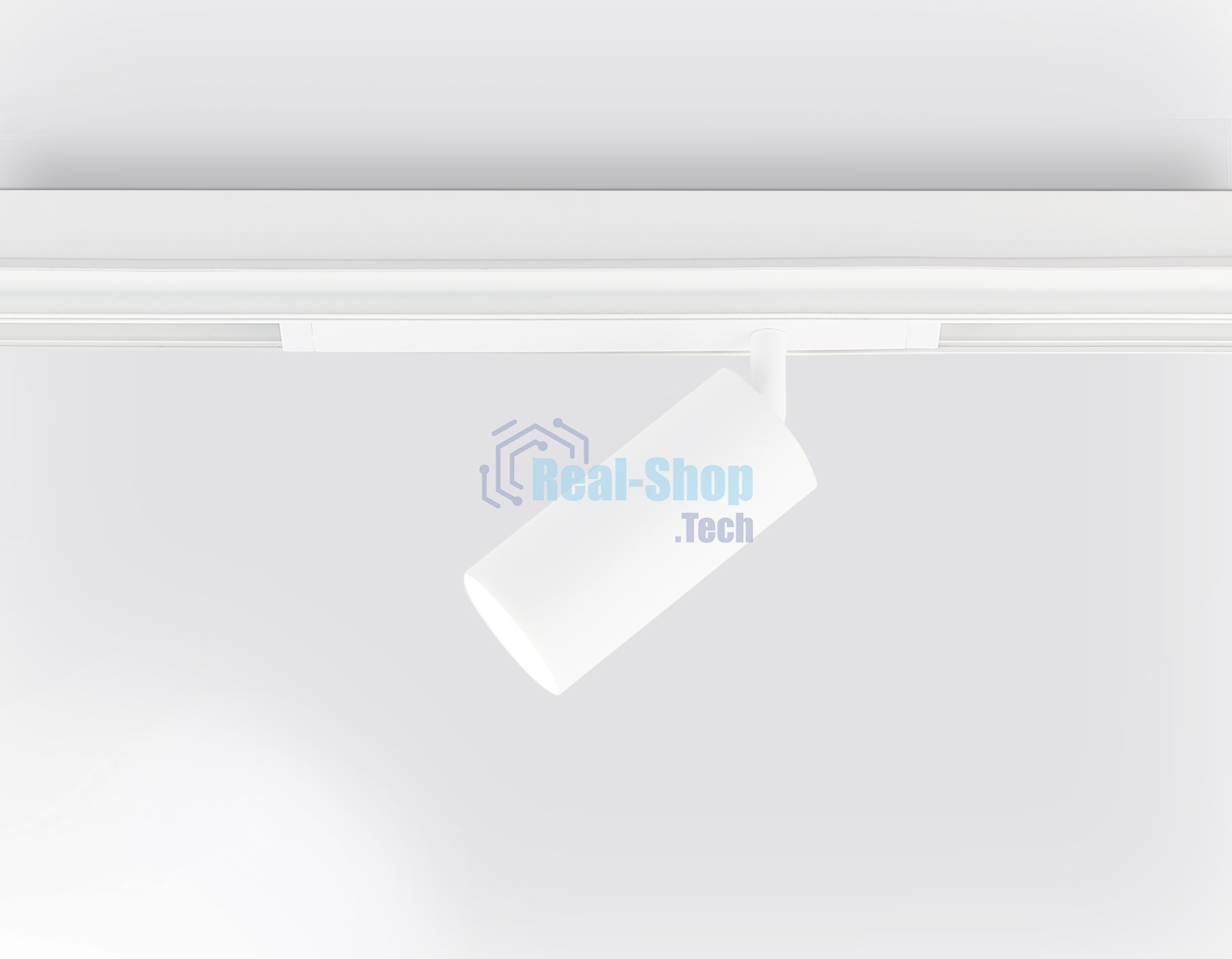 Управляемый светодиодный светильник для шинопровода Magnetic Ambrella light GL1221 WH белый IP20 18W 3000K-6400K 220V 36° D55*120 (Без ПДУ)