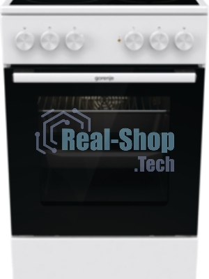 Плита электрическая Gorenje GEC5A41WG белый, конфорок 4 электрических, духовка 62 л, 50 см x 85 см x 59.4 см