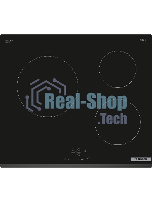 Индукционная варочная поверхность Bosch PUC631BB5E, 3 конфорки, стеклокерамика, 5400 Вт