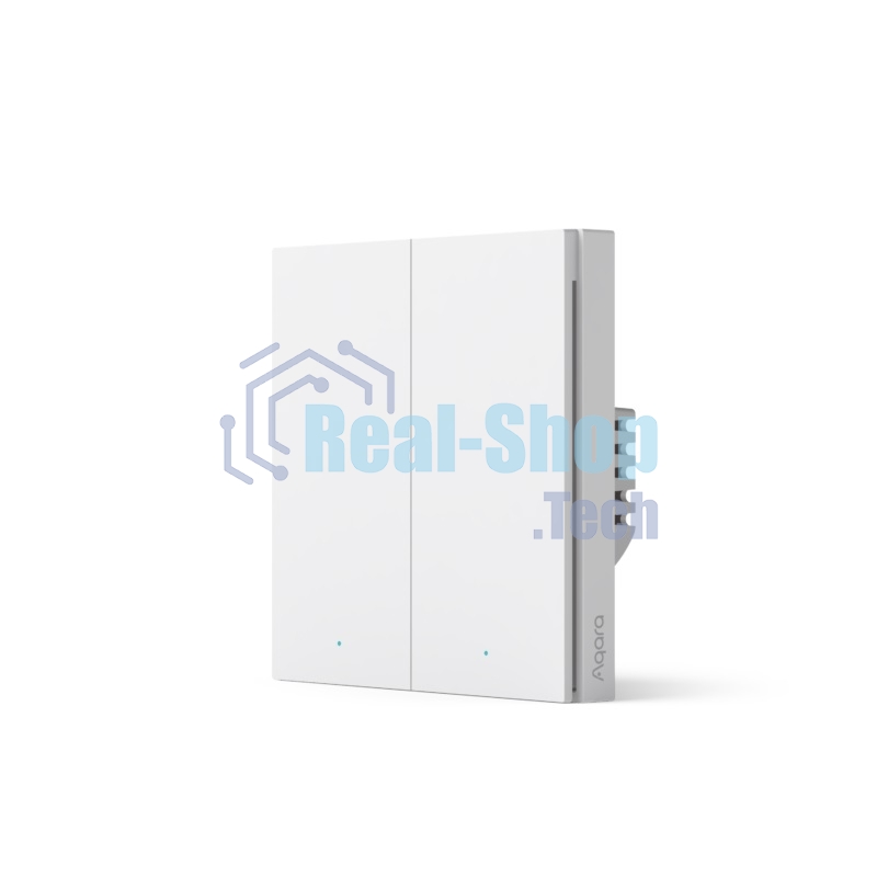 Выключатель умный двухклавишный Aqara Smart Wall Switch H1 (WS-EUK02)