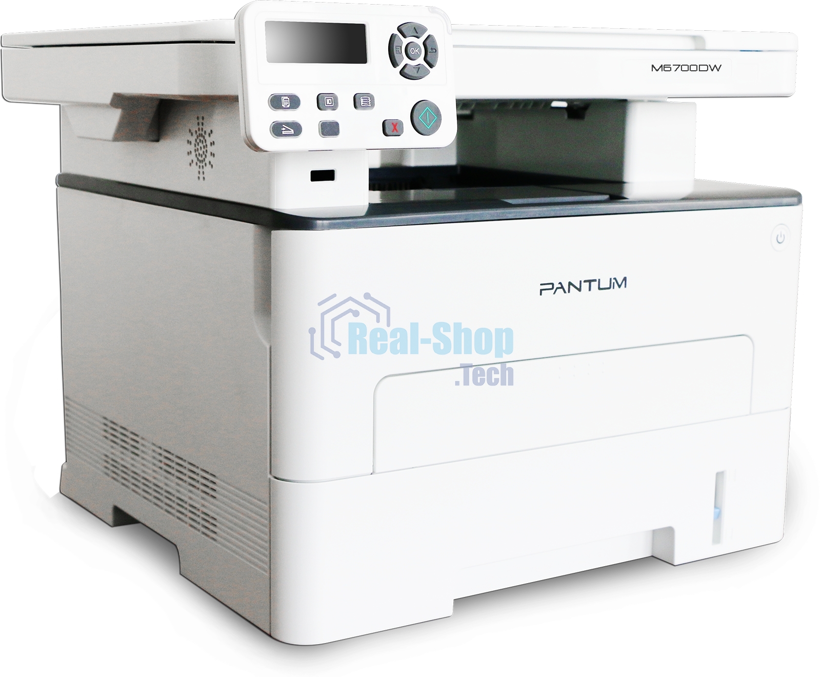 МФУ лазерное Pantum M6700DW, A4, ч/б, печ. до 30 стр/мин., 1200x1200dpi, USB, RJ-45, Wi-Fi, проектная модель