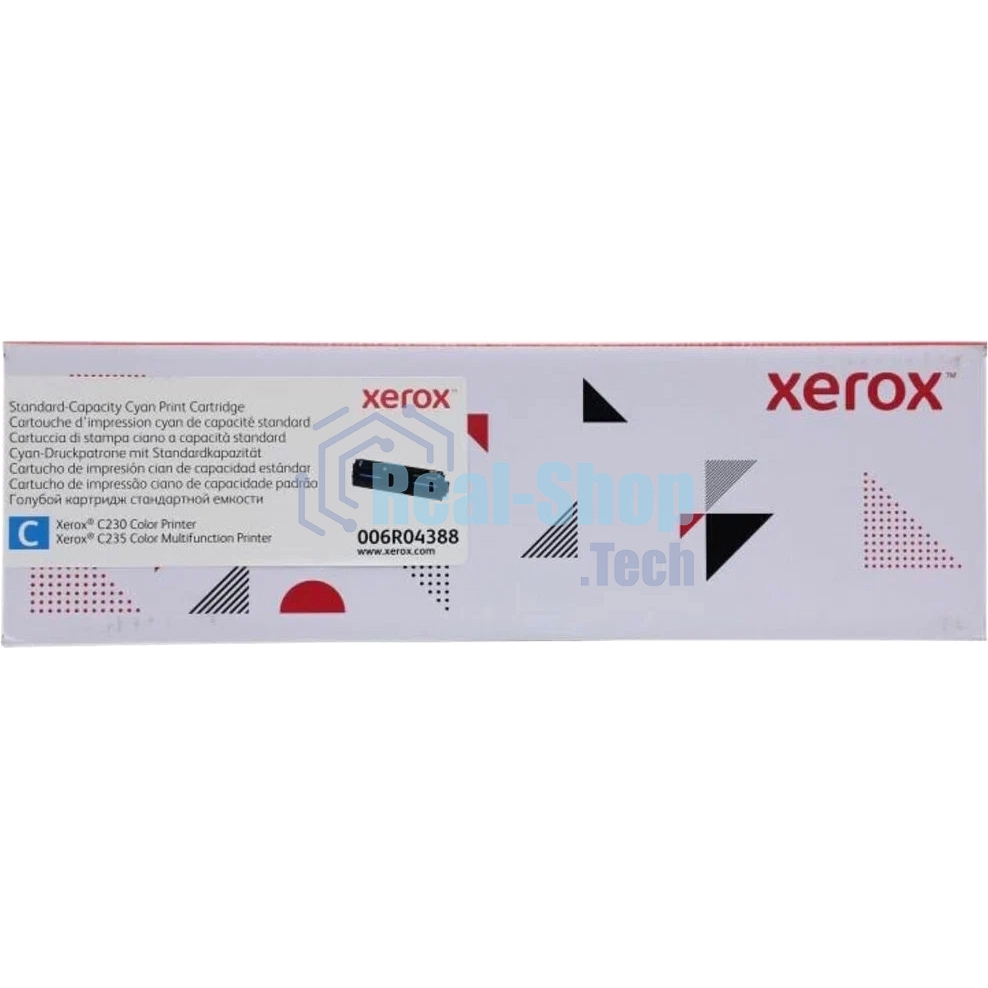 Картридж лазерный Xerox C230/C235 голубой стандарт (006R04388)