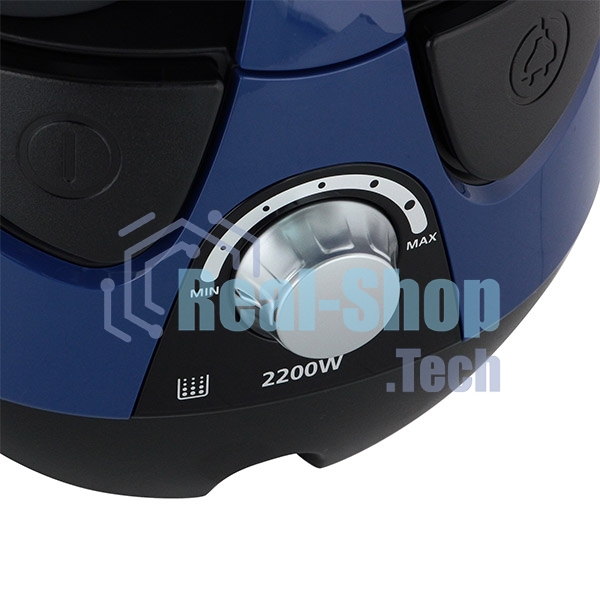 Пылесос Samsung VCC8836V36/XEV синий/черный, 430/2200 Вт, уборка сухая, пылесборник контейнер 2 л