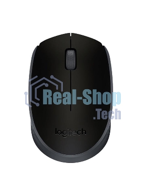 Мышь беспроводная Logitech M171 черный/серый, 1000 dpi, радиоканал, USB, кнопки - 3