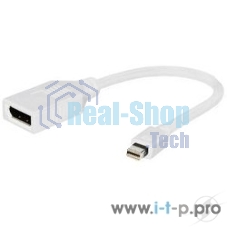 Переходник Gembird Переходник miniDisplayPort - DisplayPort, 20M/20F, 16см, белый