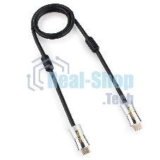 Кабель Cablexpert HDMI, серия Platinum, 1 м, v2.0, M/M, позол.разъемы, металлический корпус, ферритовые кольца, блистер
