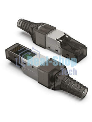 Разъем Vention полевой заделки RJ-45 (8P8C) под витую пару, для одножильного кабеля кат. 6а