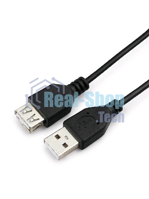 Кабель удлинитель USB 2.0 Гарнизон GCC-USB2-AMAF-1.8M, AM/AF, 1.8м, пакет