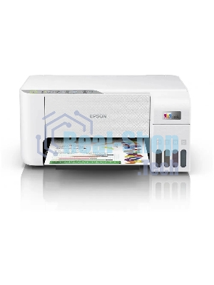 МФУ струйное Epson L3256 (C11CJ67407/C11CJ67414/C11CJ67421/C11CJ67519/C11CJ67504/C11CJ67524/C11CJ67516), A4 цветное, печ. до 10 стр/мин. (ч/б) до 5 стр/мин. (цвет), 1440 x 5760 dpi (печать) 1200x2400dpi (скан.), USB, Wi-Fi