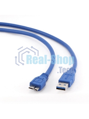 Кабель Gembird/Cablexpert USB 3.0 Pro, AM/microBM 9P, 0.5м, экран, синий