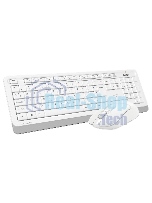 Комплект клавиатура+мышь A4Tech FStyler FG1012 беспроводной, USB, 1200 DPI, белый