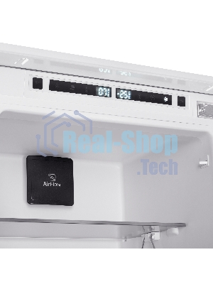 Встраиваемый холодильник Maunfeld MBF177NFFWGR Inverter белый двухкамерный 194/57 л морозилка снизу, NoFrost