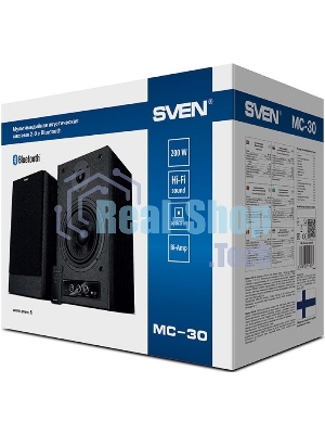 Акустическая система SVEN АС MC-30, черный (200 Вт, Bluetooth, пульт, Optical)