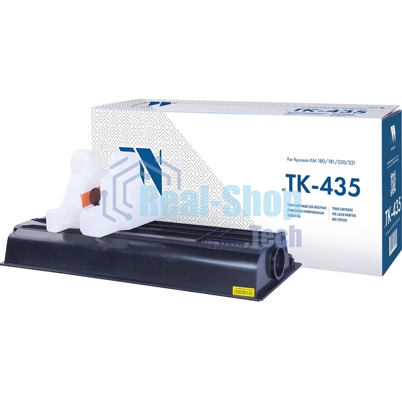 Картридж лазерный NVPrint NV-TK435 (тип TK-435), черный, 15000 стр. (туба 870 г), для Kyocera TASKalfa 180/181/220/221