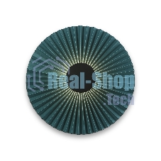 Настенный светильник Ambrella light LH72645 BK/DB черный/синий 6W 3000K D300*100