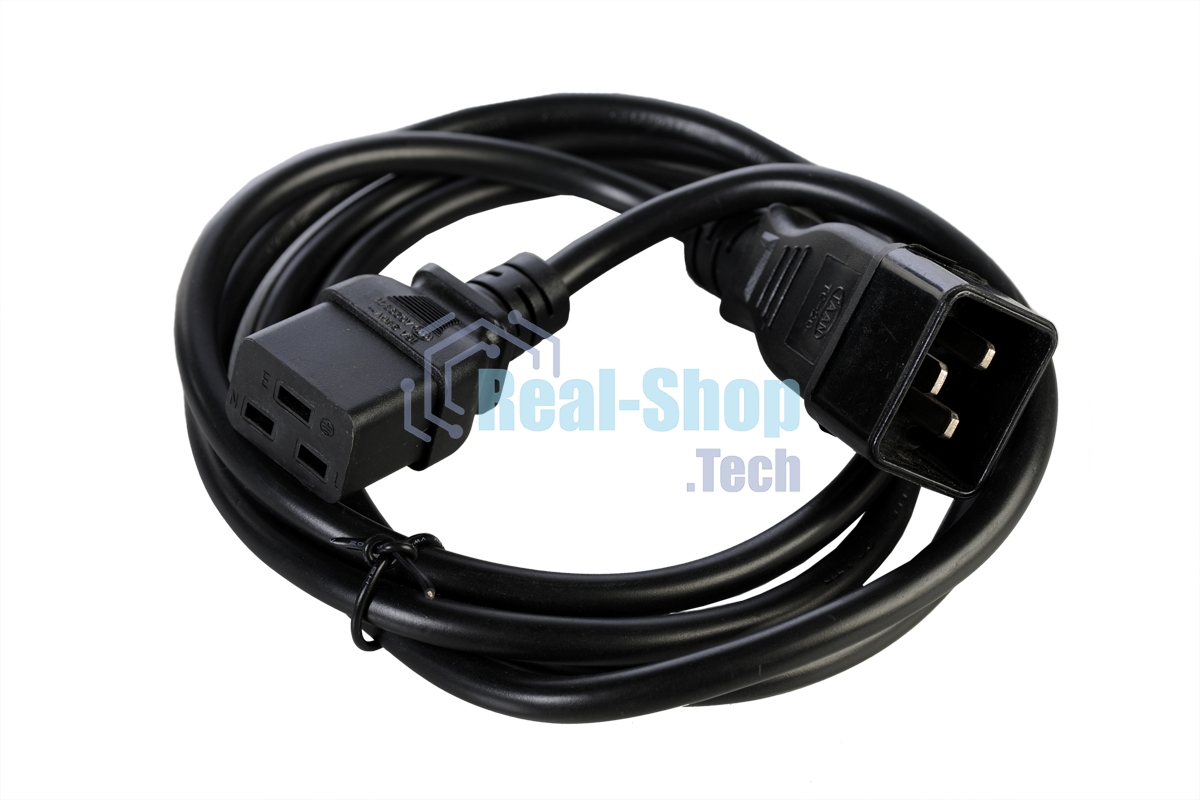 Шнур питания ЦМО С19-С20 R-16-Cord-C19-C20-1.8 (упак.:1шт) 1,8м