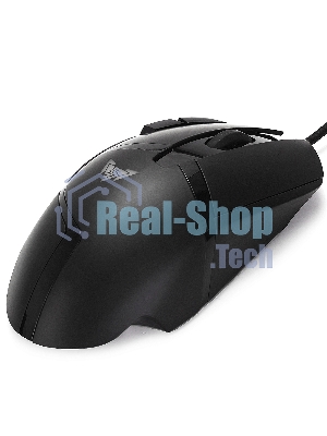 Мышь проводная Crown CMGM-901 черный, 4800 dpi, USB, кнопки - 8