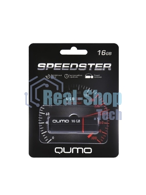 Флешка USB 3.0 QUMO 64Gb, Speedster черный