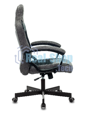 Кресло Бюрократ VIKING 6 KNIGHT B FABRIC черный, ткань, 120 кг, механизм качания