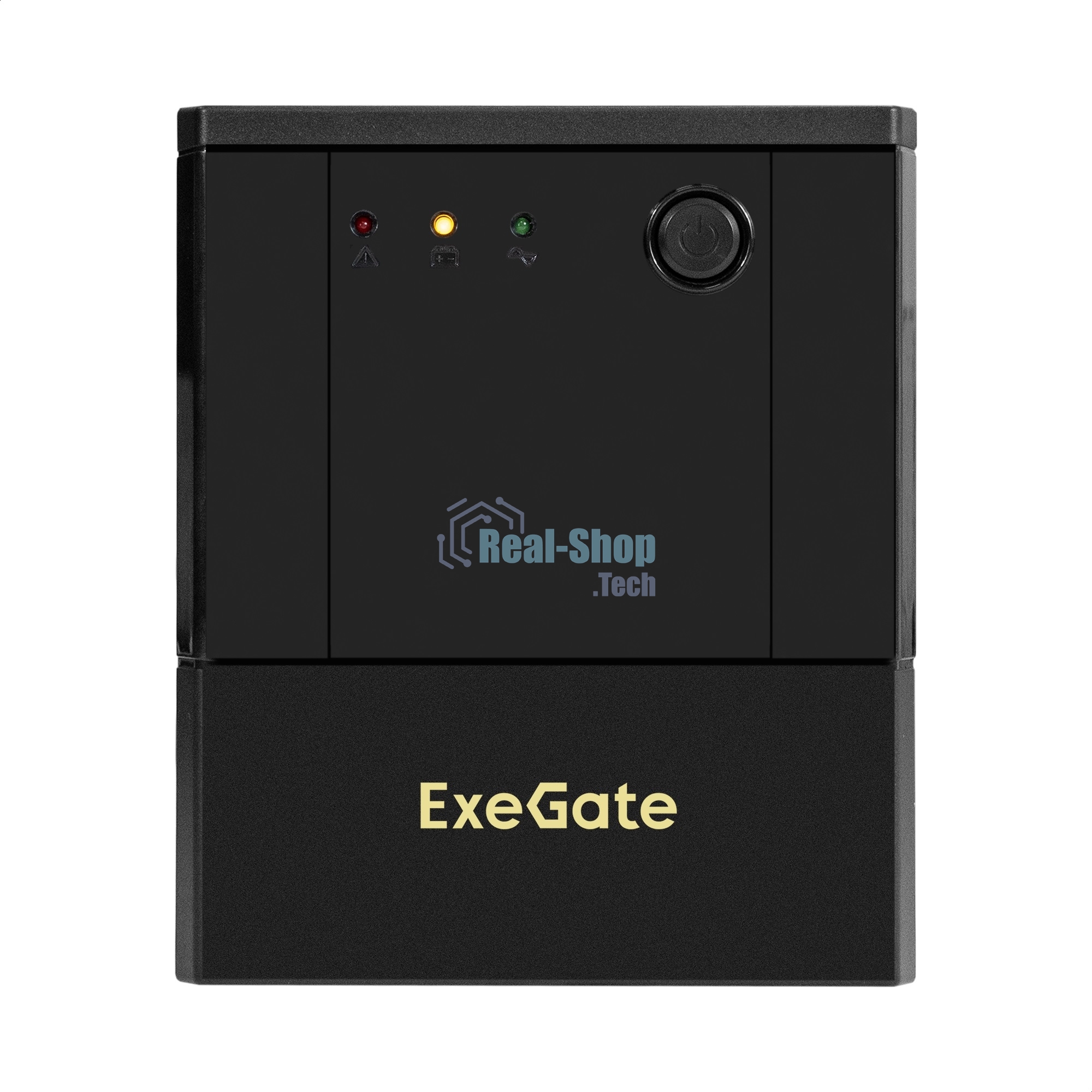Источник бесперебойного питания ExeGate SpecialPro UNB-1000.LED.AVR.4SH.USB (1000VA/700W,LED, AVR, 4*Schuko, USB, батарея 12V 7.2Ah - 2 шт., металлический корпус, Black)