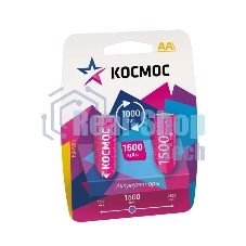 Аккумулятор Космос KOCR6NIMH(1500mA) R6 NiMn 1500мА·ч BP-2 (блист.2шт.) ЦЕНА ЗА 1 шт Аккумулятор Космос KOCR6NIMH(1500mA) R6 NiMn 1500мА·ч BP-2 (блист.2шт.) ЦЕНА ЗА 1 шт