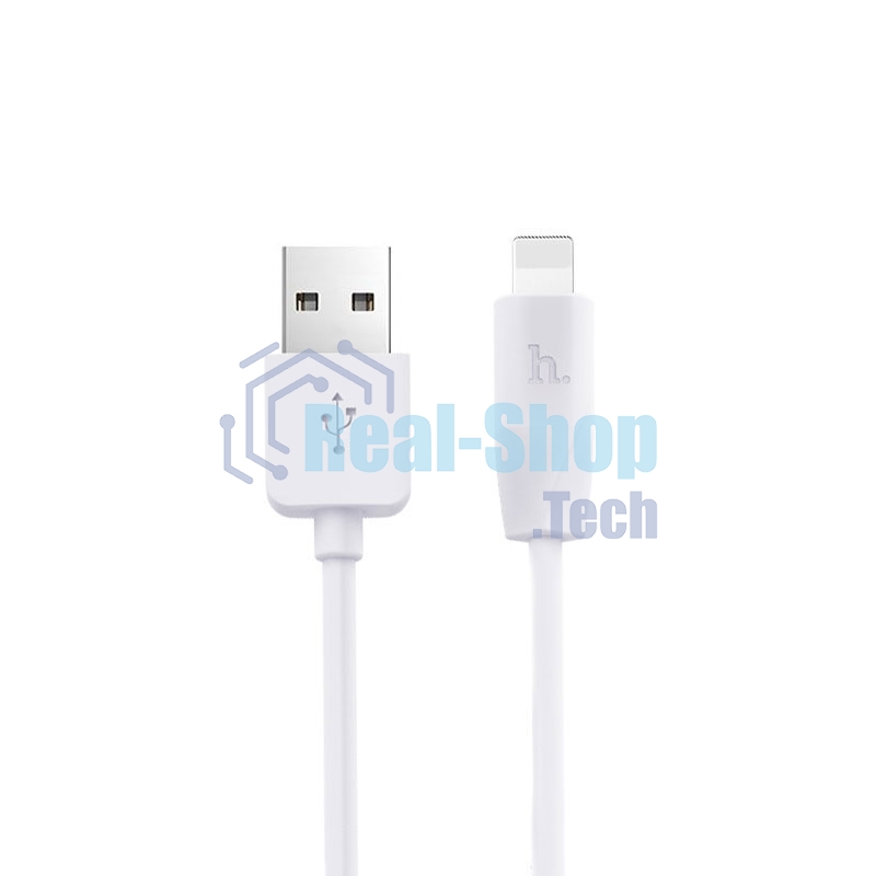 Кабель USB HOCO X1 Rapid, USB - Lightning, 2.1А, 1м, белый