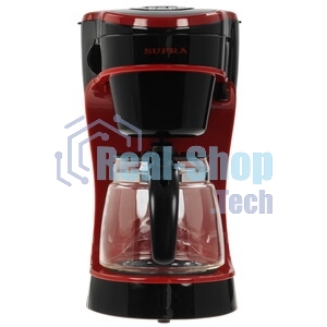 Кофеварка капельная SUPRA CMS-0655 черный/красный, исп. кофе - молотый, 720 мл, 750 Вт.