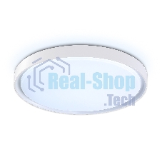 Потолочный светодиодный светильник Ambrella light FZ1246 WH белый IP54 12W 5000K D240*60 (Без ПДУ)