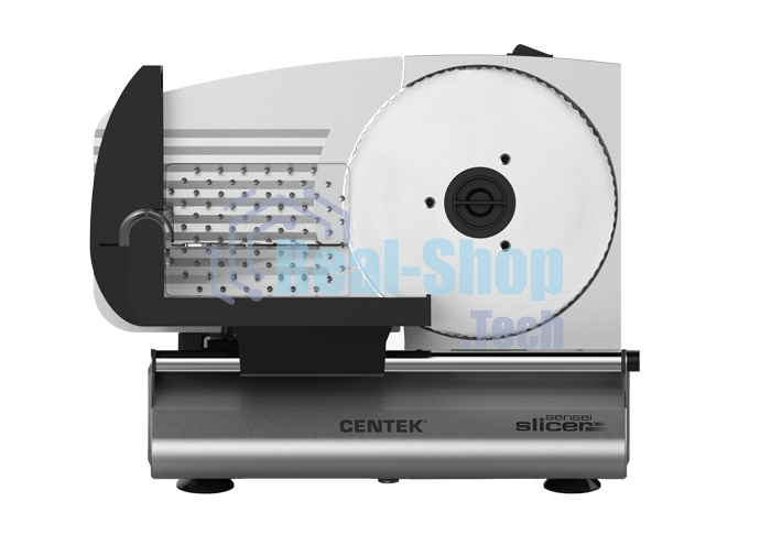 Ломтерезка Centek CT-1380, 150 Вт, толщина нарезки 3-15мм, держатель крайнего ломтика