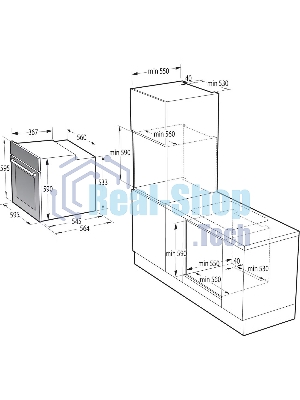 Духовой шкаф электрический Gorenje BO6725E02NBG черный