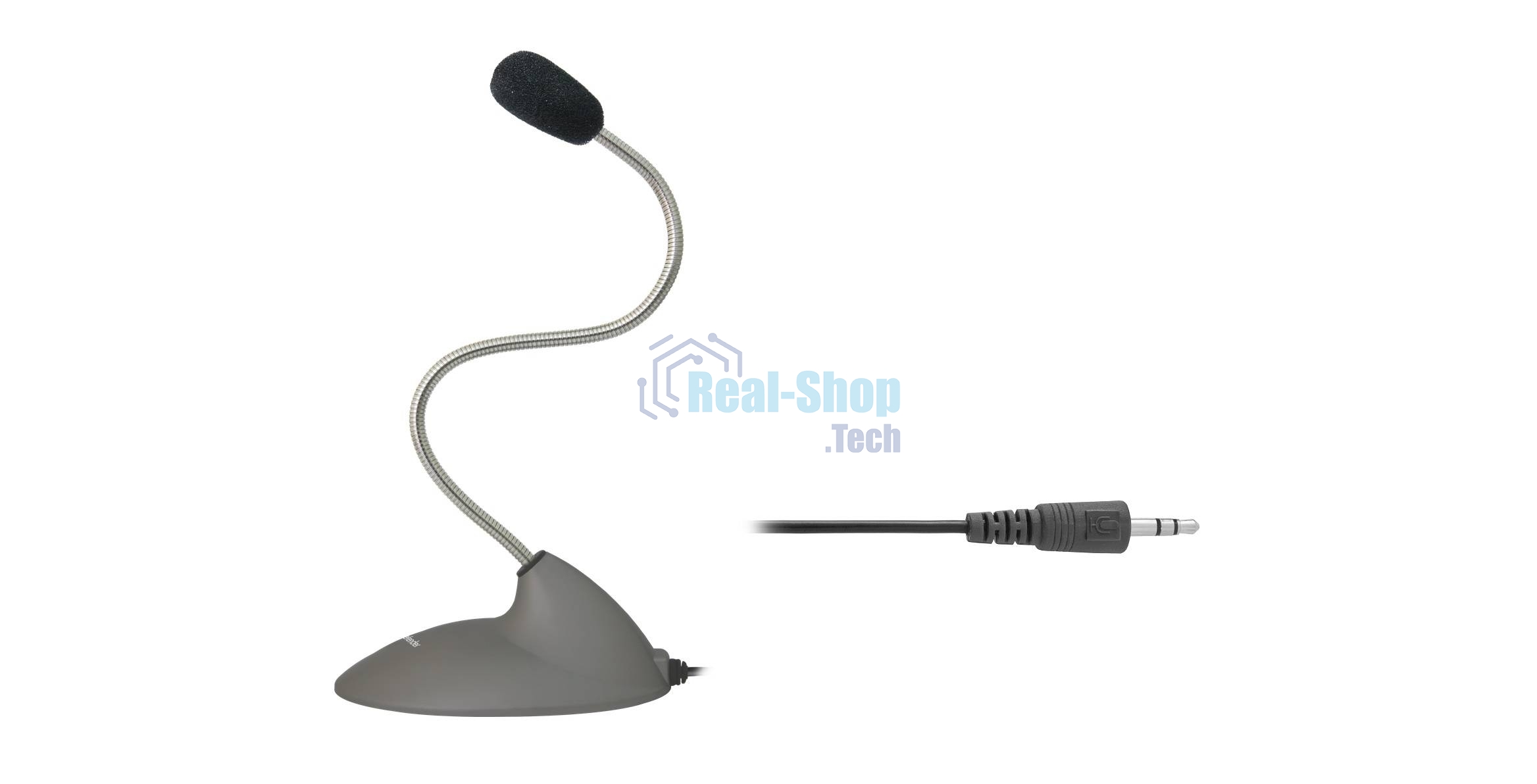 Микрофон компьютерный Defender MIC-111, серый, кабель 1,5 м