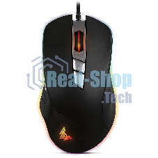 Мышь проводная Crown CMGM-903 черный, 7000 dpi, USB, кнопки - 7