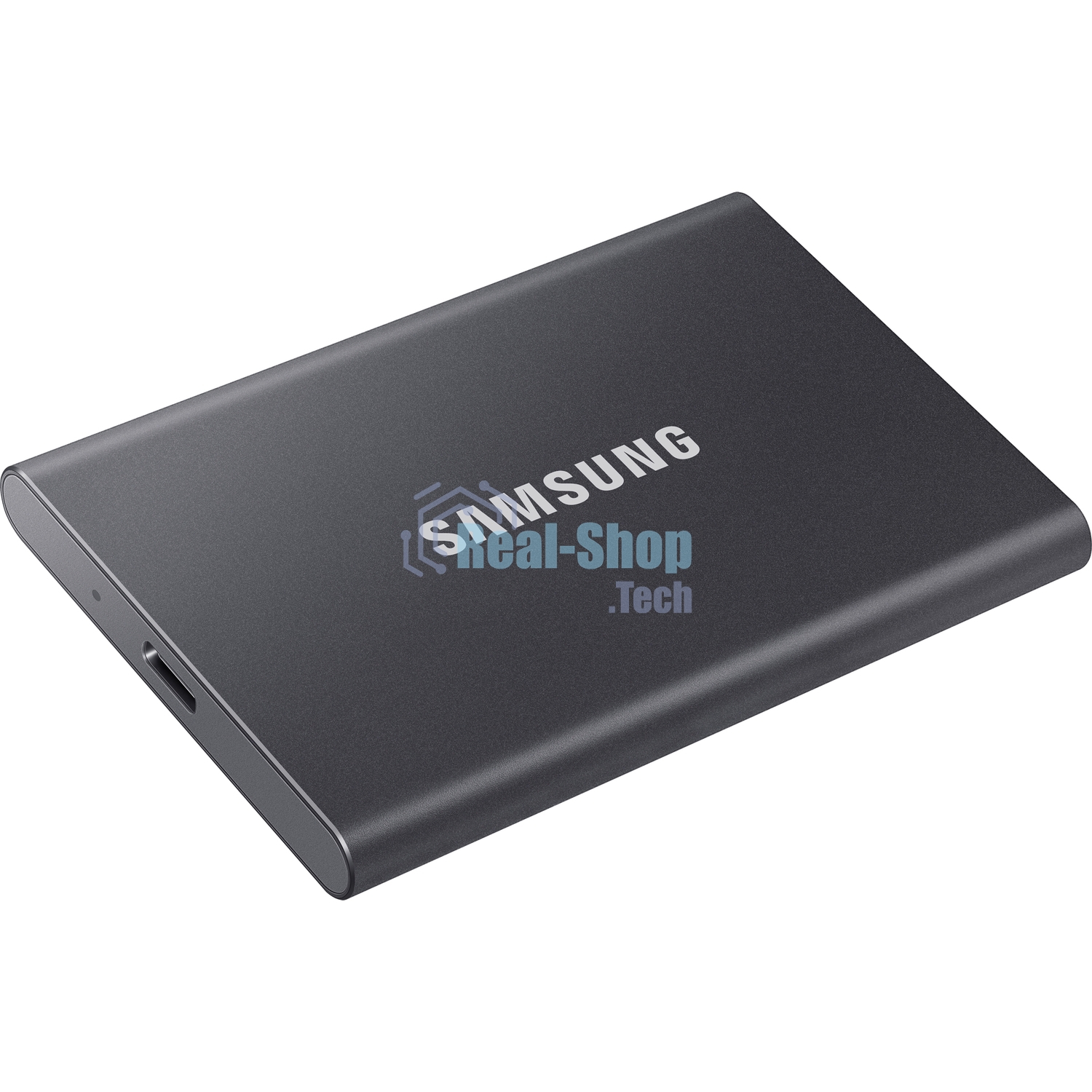 Внешний SSD Samsung T7, 2TB, USB 3.2 Gen 2 Type-C, R/W 1050/1000, титан
