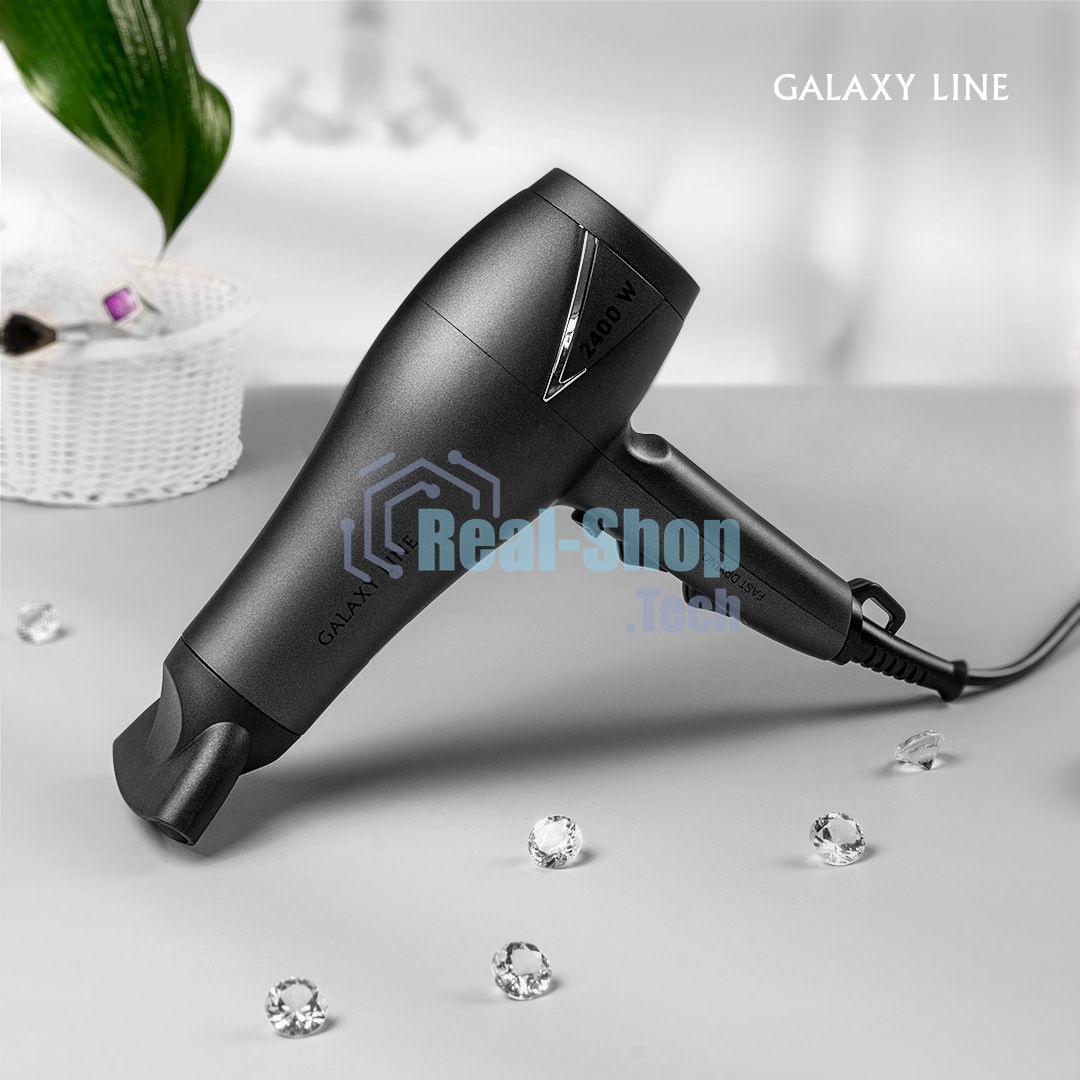 Фен Galaxy Line GL 4341 черный, 2400 Вт
