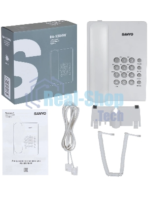 Телефон проводной SANYO RA-S204W белый