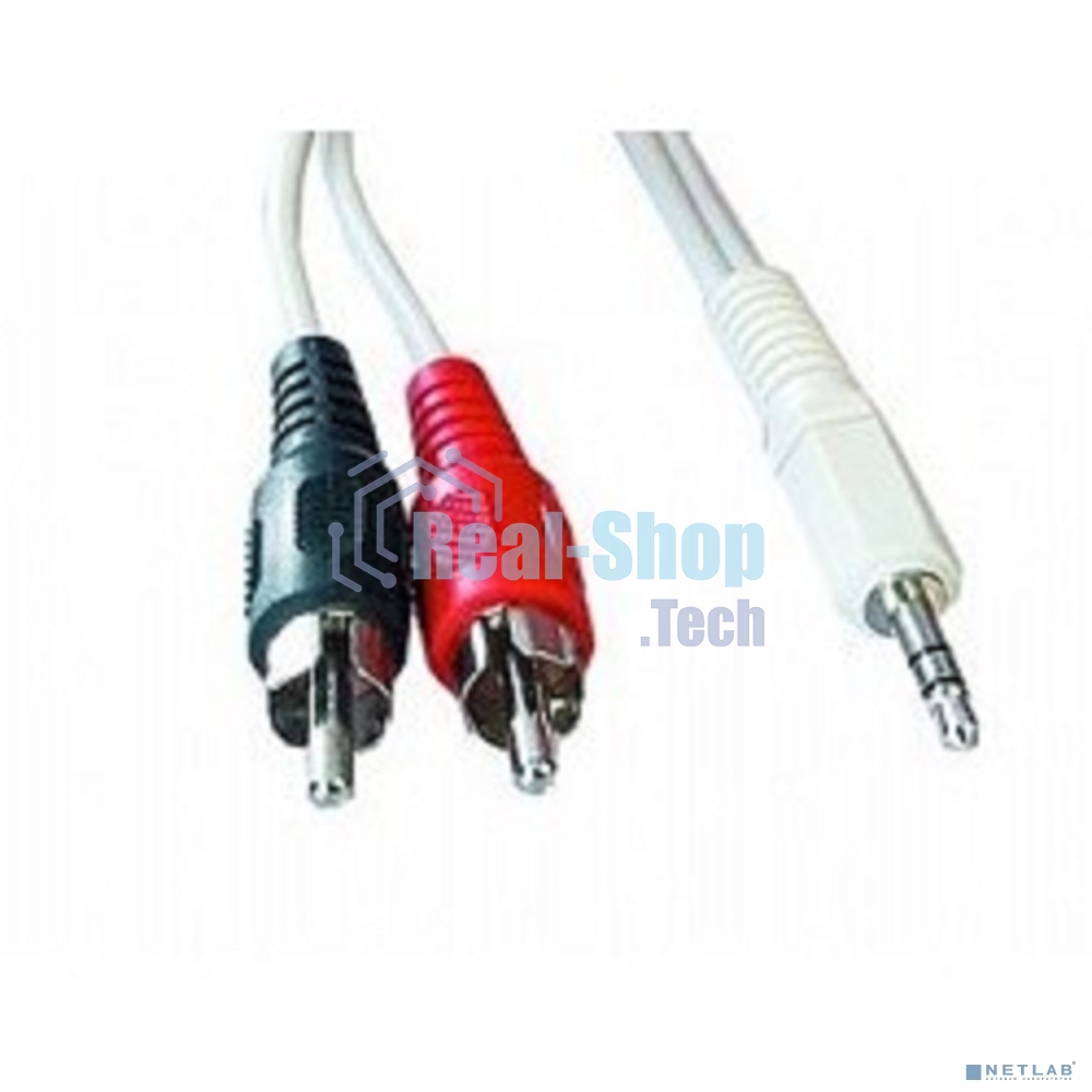 Кабель аудио Gembird/Cablexpert Jack3.5/2xRCA, 2.5м