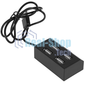 USB-концентратор Buro BU-HUB4-U2.0, USB 2.0, USB 4 порта, USB