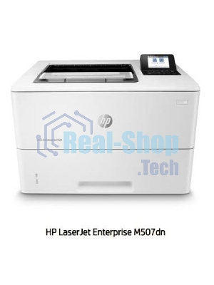 Принтер лазерный HP LaserJet Enterprise M507dn (1PV87A), A4, ч/б, печ. до 43 стр/мин, 1200 x 1200 dpi, USB, RJ-45, Air Print, Mopria