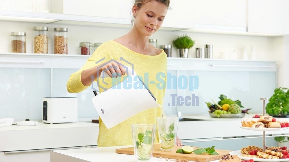 Чайник электрический Braun WK3100WH1.7л. 2200Вт белый (корпус: пластик)