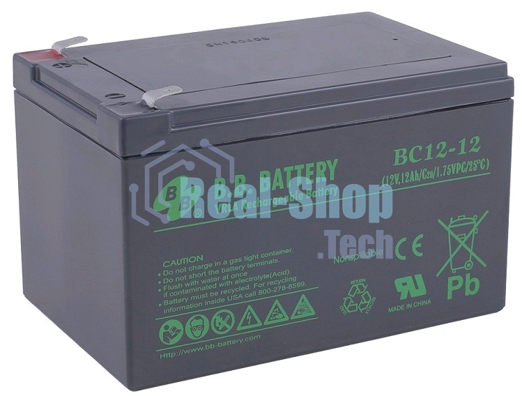 Батарея для ИБП B.B. Battery BC 12-1212V 12Ah